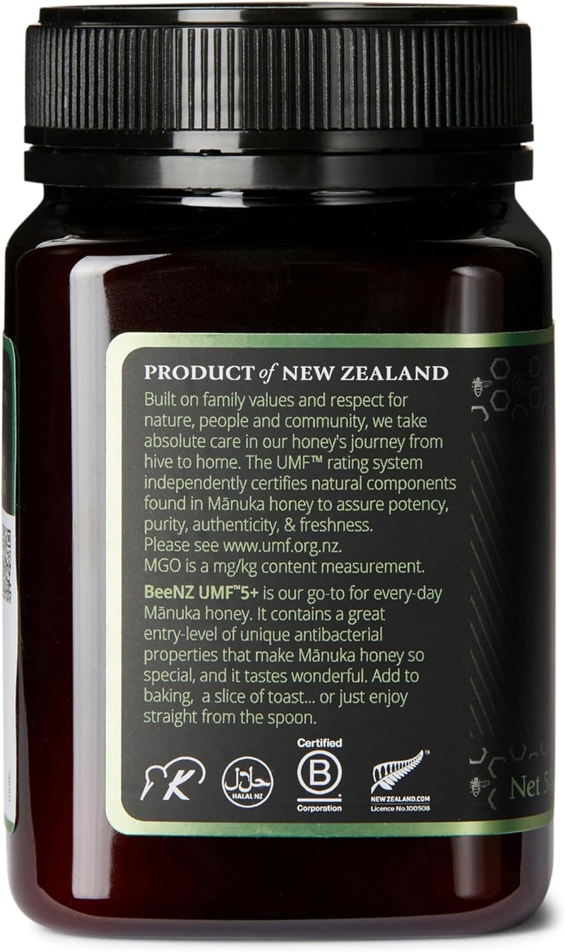 BeeNZ Premium Manuka Honey UMF 5+ 500g - Image 3